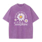 👕 LIMITIERTER 50% RABATT! Unisex Vintage-Wash T-Shirt mit Gänseblümchen-Print – Lockerer Schnitt, weicher Stoff für den Sommer