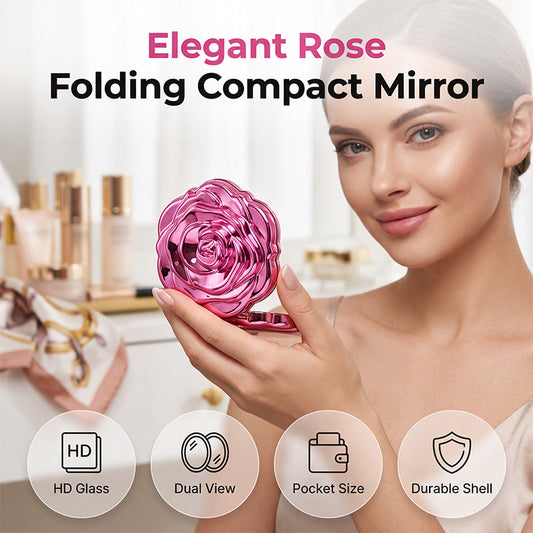🎉 1+1 GRATIS! 🌸 Roségold Schminkspiegel