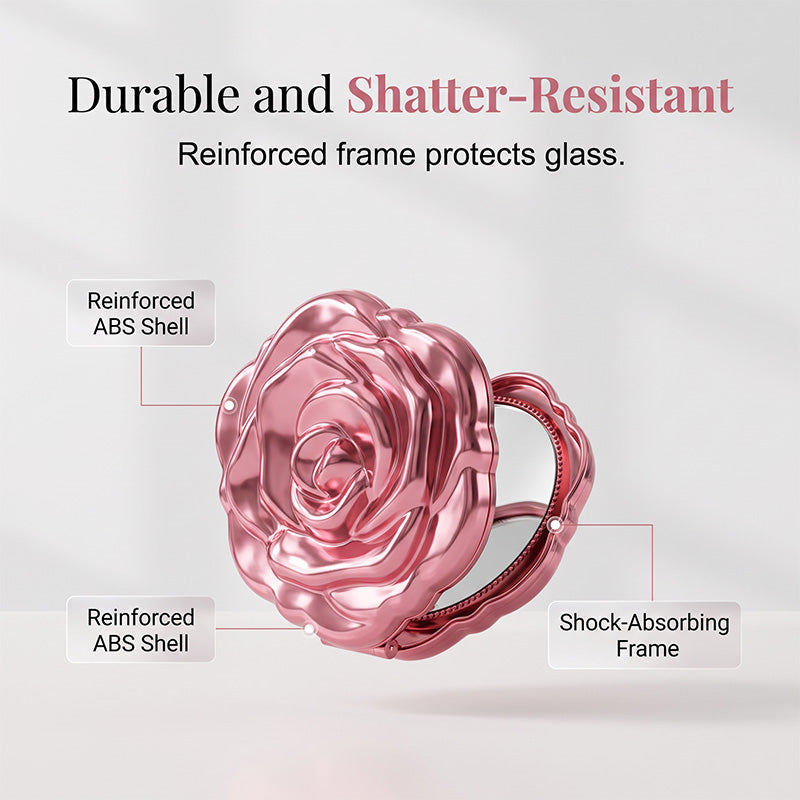 🎉 1+1 GRATIS! 🌸 Roségold Schminkspiegel