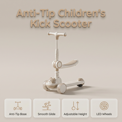 ⏰ 50 % RABATT – Nur für kurze Zeit 🛴 3-in-1 Kinderroller für Kleinkinder 🌈 Faltbar, Stabil & Sicher für Kinder von 1–3 Jahren