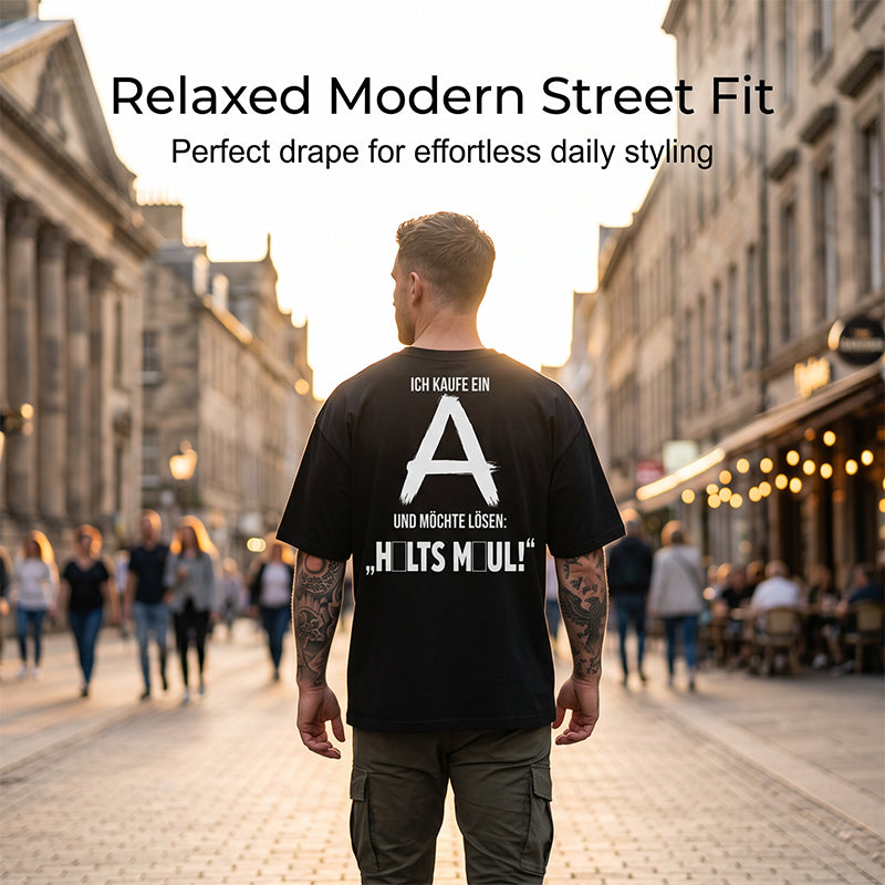 👕 Herren-Kurzarm-T-Shirt mit Rückenaufdruck – Weich, atmungsaktiv & stylisch – Perfekt für Alltag, Freizeit & Sommer 🔥