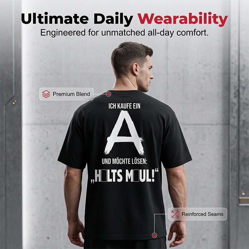 👕 Herren-Kurzarm-T-Shirt mit Rückenaufdruck – Weich, atmungsaktiv & stylisch – Perfekt für Alltag, Freizeit & Sommer 🔥