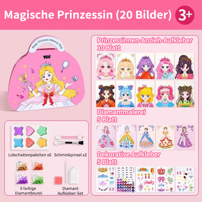 🔥🎁 Heute -50 %! 👑 Diamantmalerei & Prinzessinnen-Bastelset – kreativer Bastelspaß für Kinder ab 5 Jahren