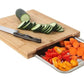 🔪 50% RABATT! 🥗 Holzschneidebrett mit ausziehbaren Schalen – Integrierte Auffangschalen, stabil & platzsparend – Perfekt für präzises Schneiden & einfaches Servieren 🪵