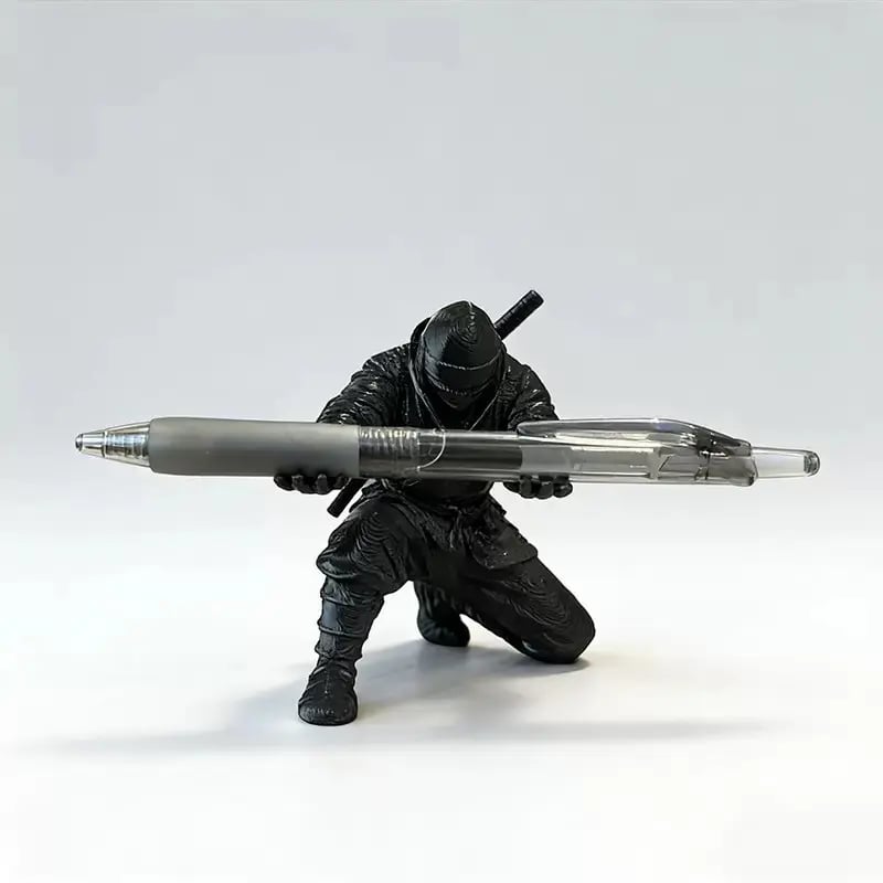 ⚔️ KAUFE 1, ERHALTE 1 GRATIS! 🖊️ 3D-gedruckter Samurai-Stifthalter – Stilvoll, stabil & praktisch – Perfekter Schreibtisch-Organizer für Büro & Zuhause 🏯