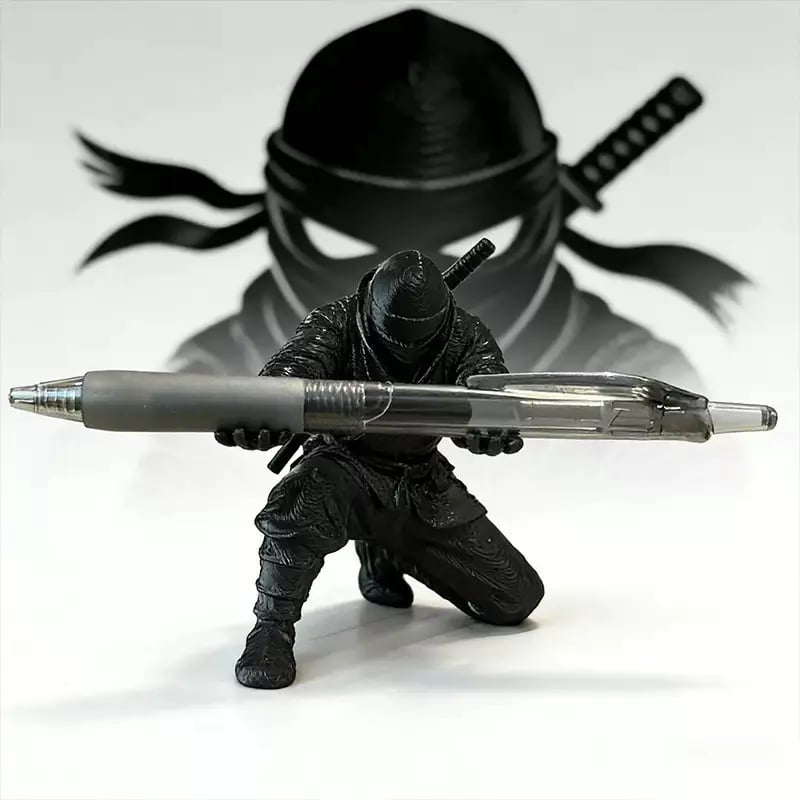 ⚔️ KAUFE 1, ERHALTE 1 GRATIS! 🖊️ 3D-gedruckter Samurai-Stifthalter – Stilvoll, stabil & praktisch – Perfekter Schreibtisch-Organizer für Büro & Zuhause 🏯