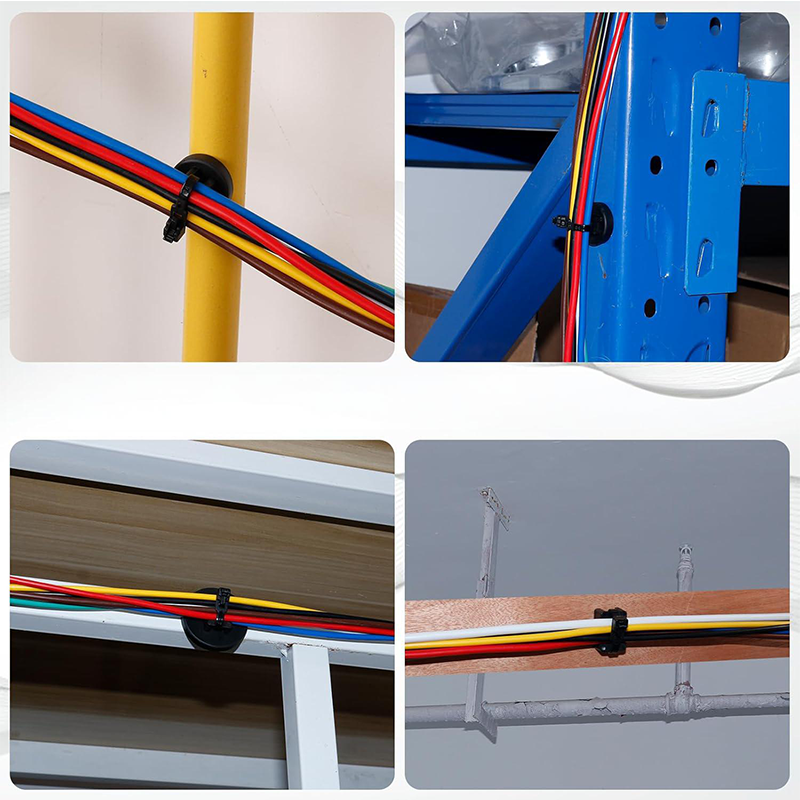 Befestigungsset für Kabelbinder mit Magnethalterung