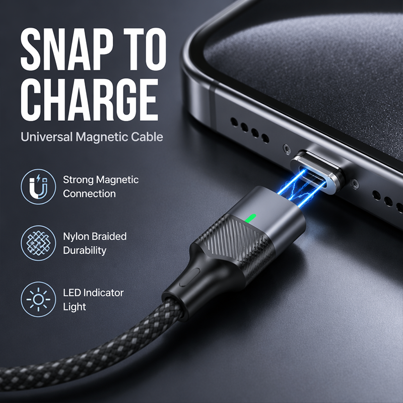 ⏳Zeitlich begrenzt: 50 % Rabatt⏰Magnetisches USB-Datenkabel mit Schnellladefunktion