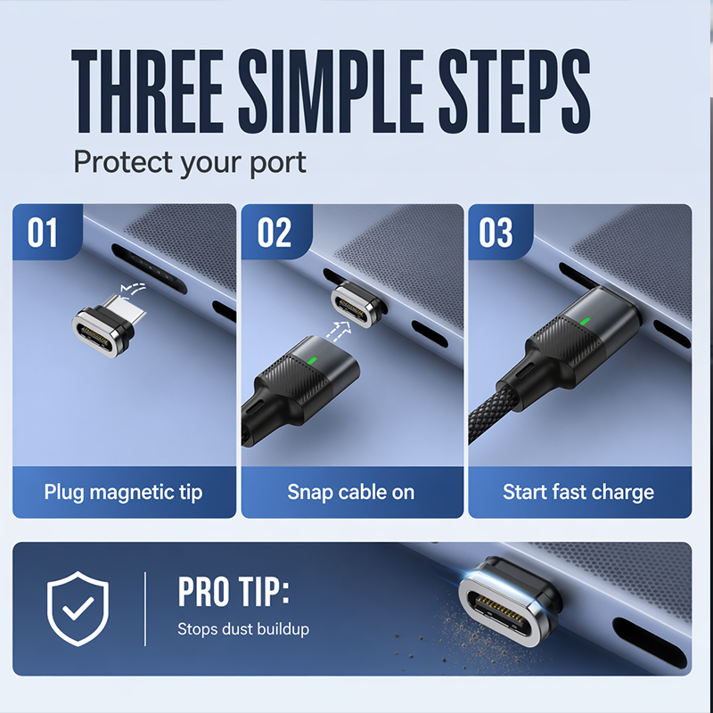 ⏳Zeitlich begrenzt: 50 % Rabatt⏰Magnetisches USB-Datenkabel mit Schnellladefunktion