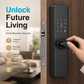 🔑 50% RABATT! 🚪 Intelligentes Türschloss mit Fingerabdruck & Code – Einfache Montage, bohrfrei & sicher – Ideal für Mietwohnungen, Hotels & Apartments 🔐