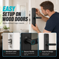 🔑 50% RABATT! 🚪 Intelligentes Türschloss mit Fingerabdruck & Code – Einfache Montage, bohrfrei & sicher – Ideal für Mietwohnungen, Hotels & Apartments 🔐