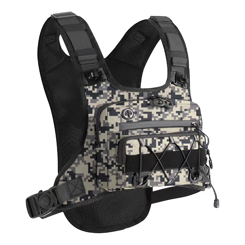 🚴【 Limitiertes Angebot – 50% Rabatt】♂️🥤✨Brusttasche, Trinksystem-kompatible Radweste für Herren