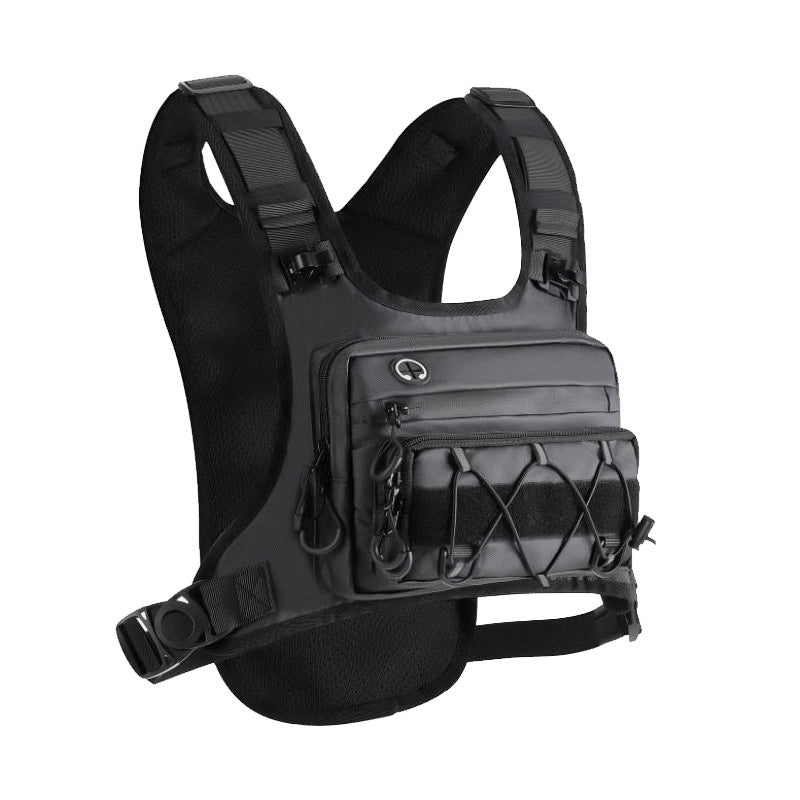 🚴【 Limitiertes Angebot – 50% Rabatt】♂️🥤✨Brusttasche, Trinksystem-kompatible Radweste für Herren