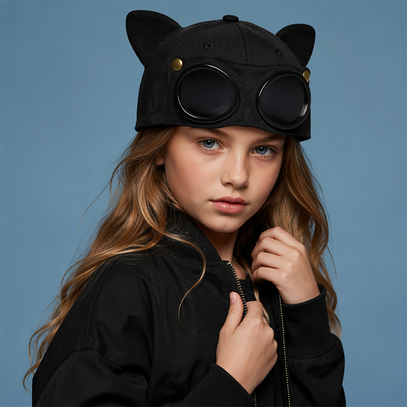 🎉 2026 Sale — Over 14,000 Sold! 💞 SunShield Pilotenmütze mit Schutzbrille