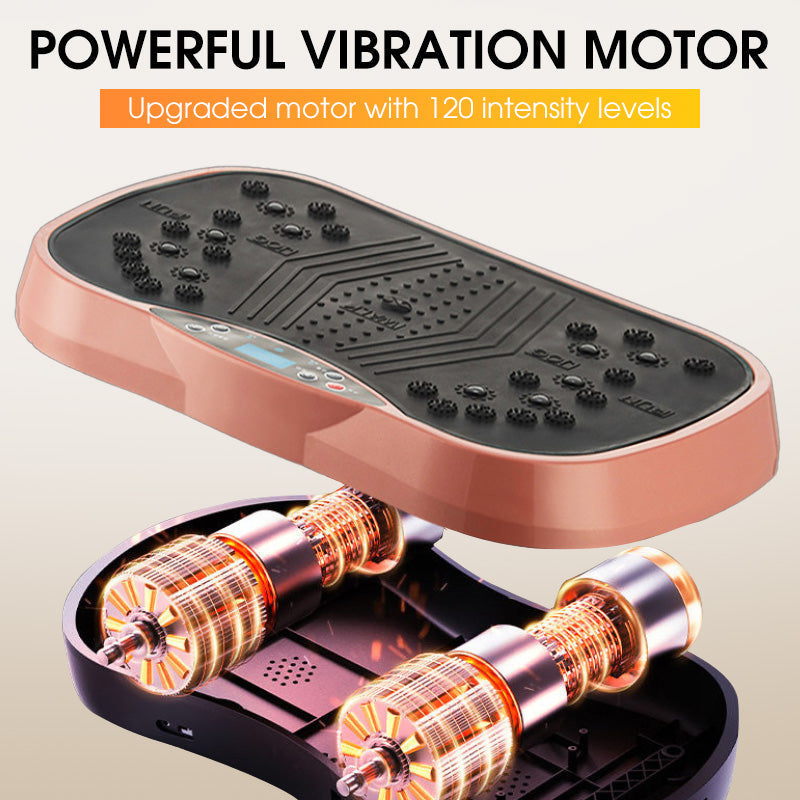 🔥 Vibrationsplatte mit 120 Stufen – Bringen Sie Schwung in Ihr Fitnesstraining 💪