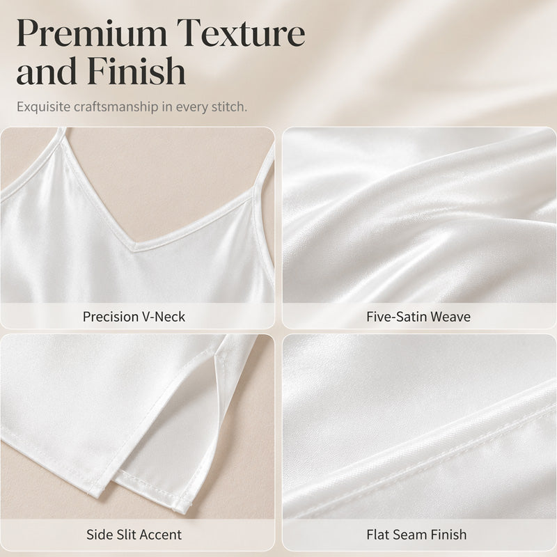 🌙🎀 Seidenweiches Nachthemd – ein Must-have für die Nacht! Satin-Nachthemd für Damen – verstellbare Träger, eleganter Seitenschlitz und entspannter Tragekomfort ✨