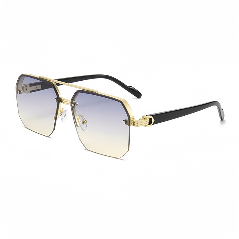 📢📢50 % RABATT !! ⏰Stylische Herren-Sonnenbrille mit geometrischem Polygon-Design