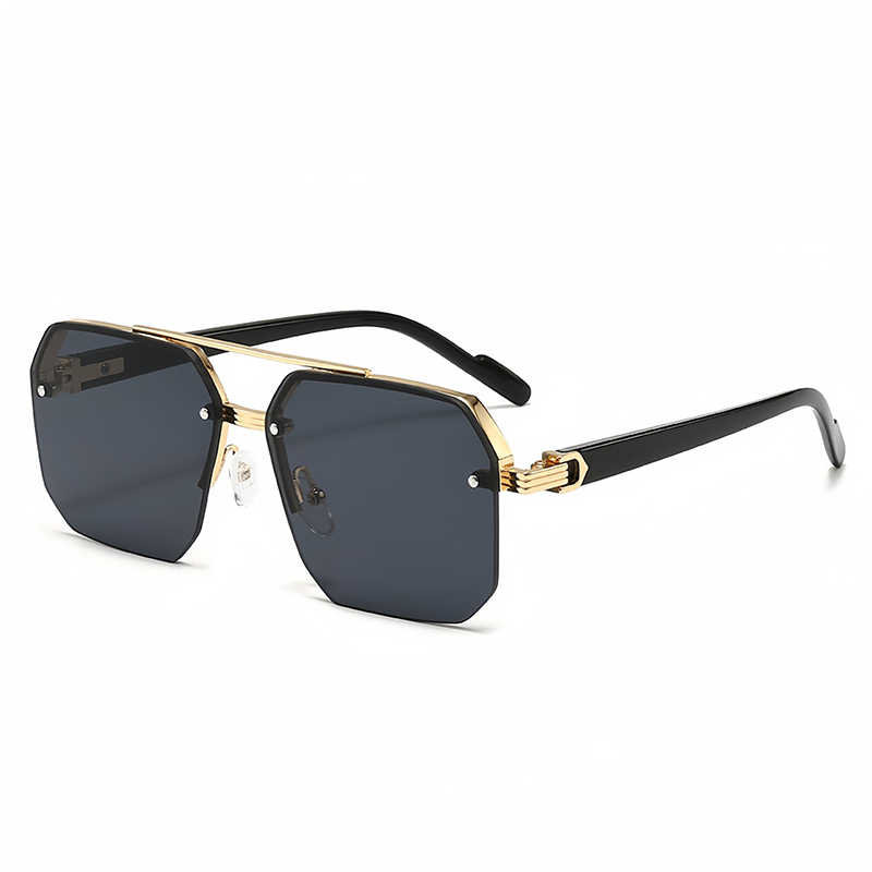 📢📢50 % RABATT !! ⏰Stylische Herren-Sonnenbrille mit geometrischem Polygon-Design