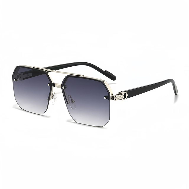 📢📢50 % RABATT !! ⏰Stylische Herren-Sonnenbrille mit geometrischem Polygon-Design