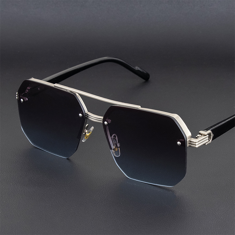📢📢50 % RABATT !! ⏰Stylische Herren-Sonnenbrille mit geometrischem Polygon-Design