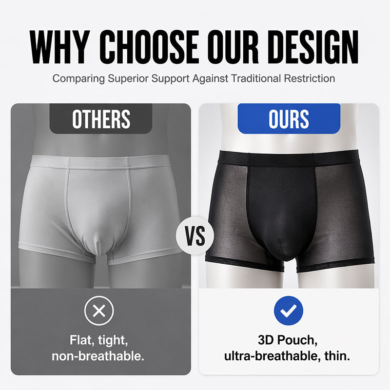 🔥 Heute -50 %! 🩲 Herren-Boxershorts mit Kühleffekt