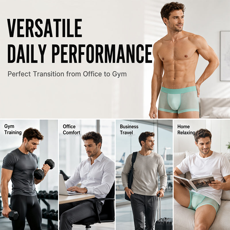 🔥 Heute -50 %! 🩲 Herren-Boxershorts mit Kühleffekt