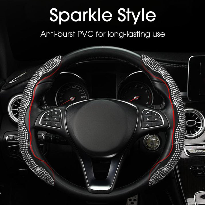 Strass-Bling-Bezug für Auto-Lenkräder