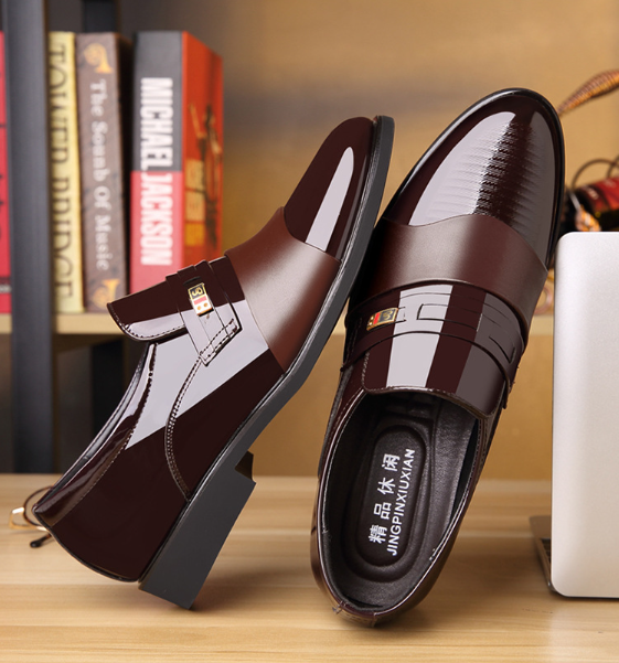 📢📢50% RABATT !!⏰Formelle Herrenschuhe aus Leder mit spitzer Zehe, bequem und rutschfest