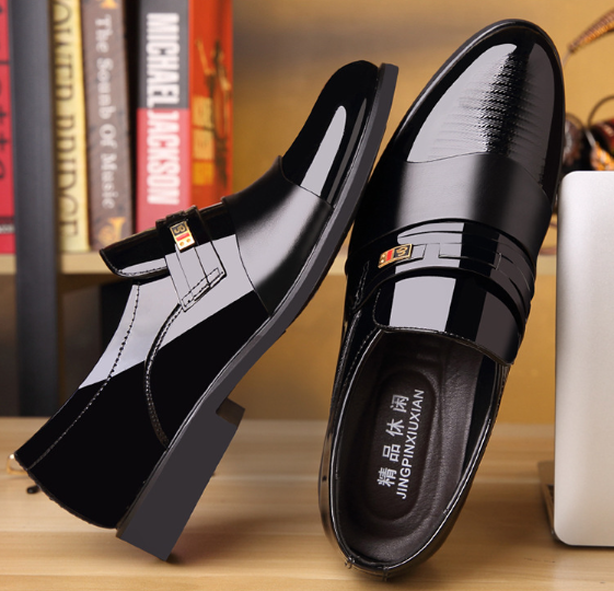 📢📢50% RABATT !!⏰Formelle Herrenschuhe aus Leder mit spitzer Zehe, bequem und rutschfest