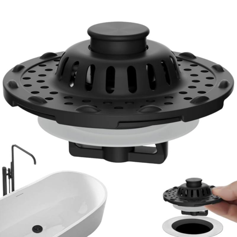 🚰 50% RABATT! 🧺 Edelstahl-Küchenspülen-Sieb – Rostfrei, geeignet für Küche & Bad – Fängt Schmutz zuverlässig auf