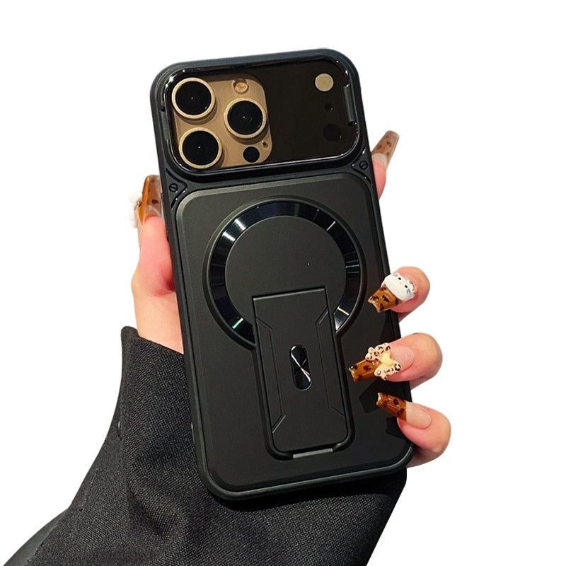 ⏳Zeitlich begrenztes Sonderangebot⏰Eine Hülle, drei Upgrades – Magnetverschluss, aufklappbare Objektivabdeckung und platzsparender Ständer. Passend für iPhone 13–17.
