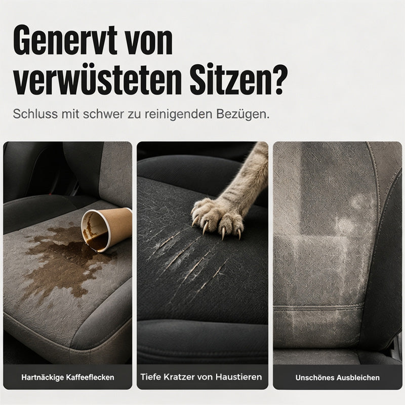 🚗 50% RABATT! 🛋️ Universelles Autositzbezug-Set aus PU-Leder – Atmungsaktiv, pflegeleicht & passgenau – Perfekter Schutz & Komfort für alle Fahrzeuge ✨