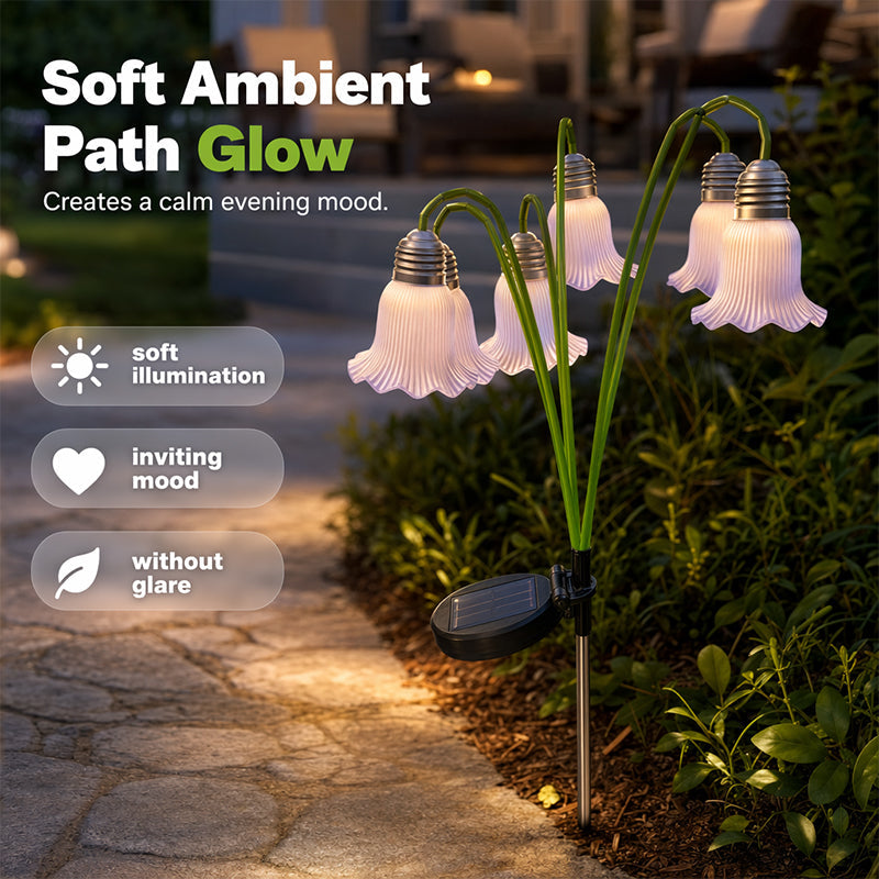 💐 50% RABATT! ☀️ Solar-Blumenlichter für den Garten – Wasserdicht, warmes Licht & einfache Montage – Perfekte Dekoration für Beete, Wege & Terrasse 🌿