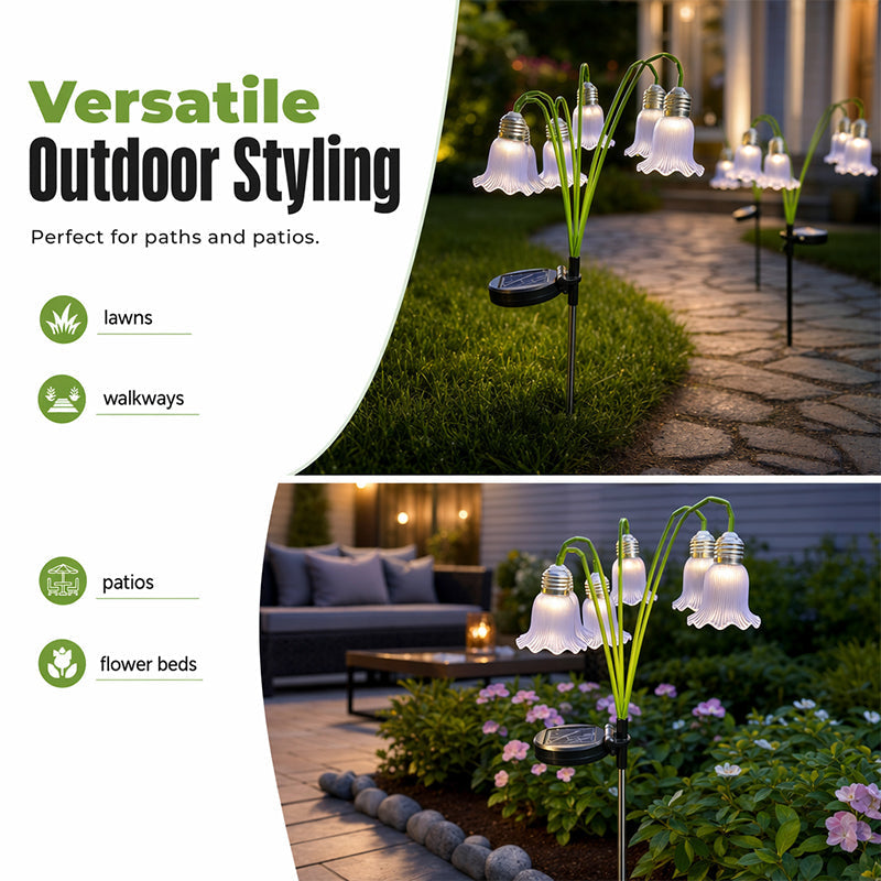 💐 50% RABATT! ☀️ Solar-Blumenlichter für den Garten – Wasserdicht, warmes Licht & einfache Montage – Perfekte Dekoration für Beete, Wege & Terrasse 🌿