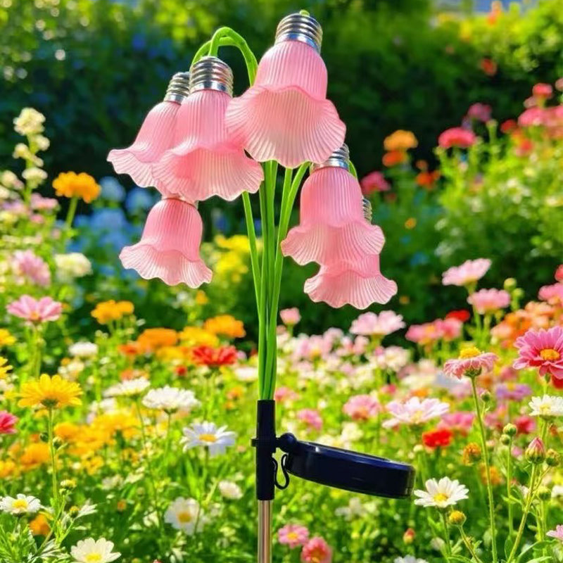 💐 50% RABATT! ☀️ Solar-Blumenlichter für den Garten – Wasserdicht, warmes Licht & einfache Montage – Perfekte Dekoration für Beete, Wege & Terrasse 🌿