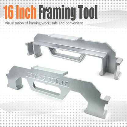 🔧 50% RABATT! 📏 Rahmenlehre aus Aluminiumlegierung – Robust, präzise & einfach zu handhaben – Ideal für Stud-Layout, Trockenbau & Montagearbeiten 🛠️