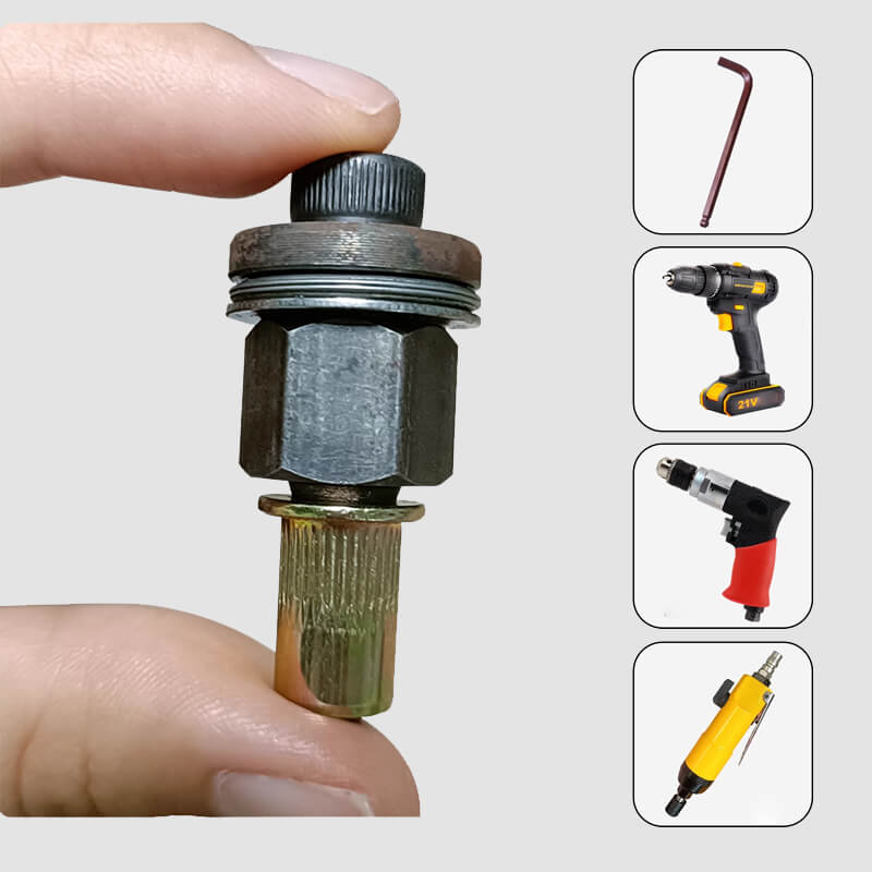 ✨50% Rabatt✨🔩 Nietgerätekopf & Gewindeeinsatz-Schutzkappe – Robust, passgenau & langlebig – Ideal für Blindniet- & Gewindeeinsatz-Werkzeuge ✨