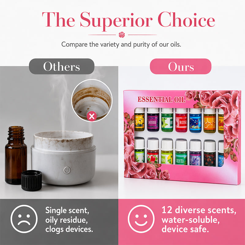 🔥 Heute -50 %! 🌸 12er Set wasserlösliche Duftöle