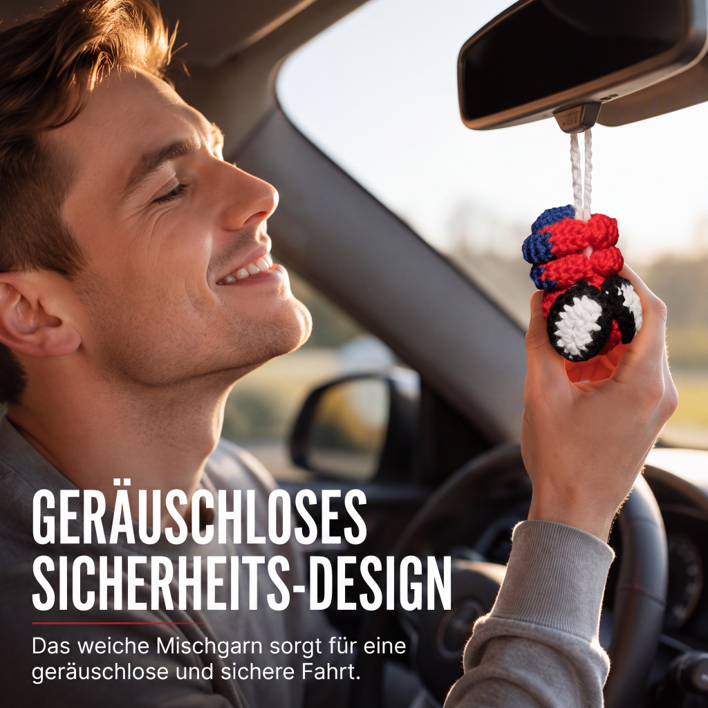 📢📢50% RABATT !!⏰Gehäkelte Spinne als Auto-Anhänger-Ornament