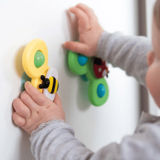 ⚡ Nur heute im Angebot! 🧸 Saugnapf-Spinner für Spiel & Spaß