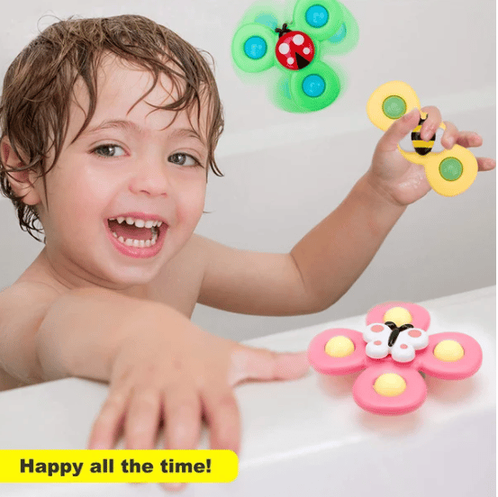 ⚡ Nur heute im Angebot! 🧸 Saugnapf-Spinner für Spiel & Spaß