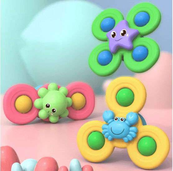 ⚡ Nur heute im Angebot! 🧸 Saugnapf-Spinner für Spiel & Spaß