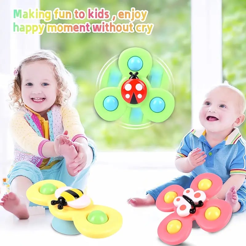 ⚡ Nur heute im Angebot! 🧸 Saugnapf-Spinner für Spiel & Spaß