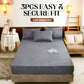 🛏️✨ 3-teiliges Spannbettlaken-Set – weich, rundum elastisch & bis 25 cm Matratzenhöhe, jetzt −50%
