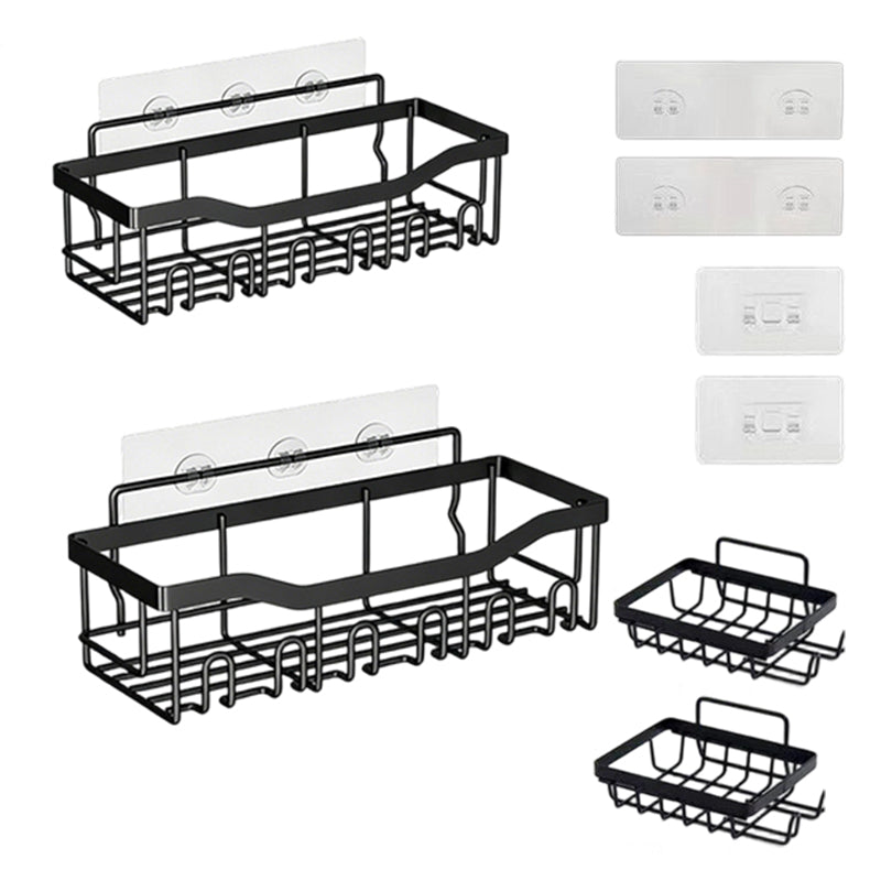 🧴 50 % Rabatt – Dusch-Organizer-Set mit starken Klebehaken – aus robustem, rostfreiem Metall, für Shampoo-Flaschen, Duschgel & Handtücher – einfach zu montieren ✨