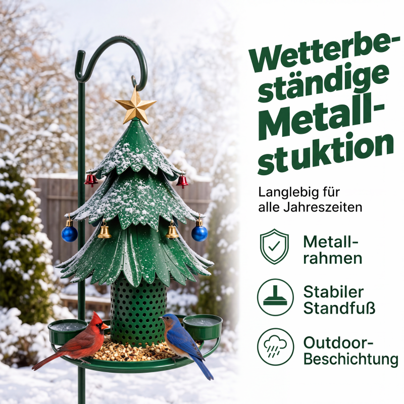 Weihnachtlicher Baum-Vogelfutterspender