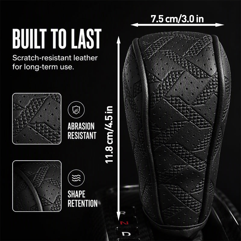 📢📢50% RABATT !!⏰Atmungsaktive Universal-Schaltknauf-Abdeckung fürs Auto