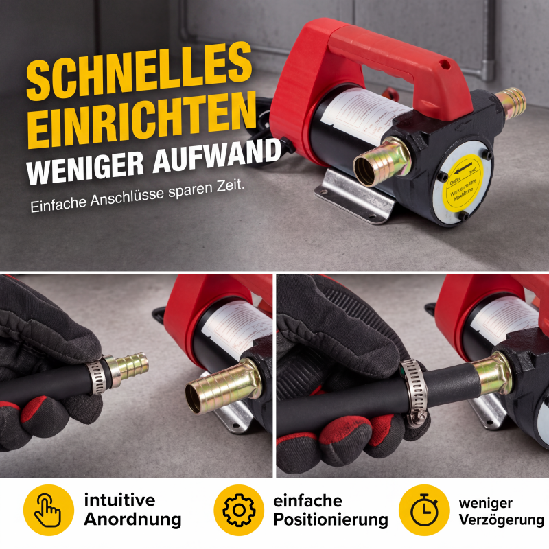 📢📢50% RABATT !!⏰Tragbare Diesel-Transferpumpe