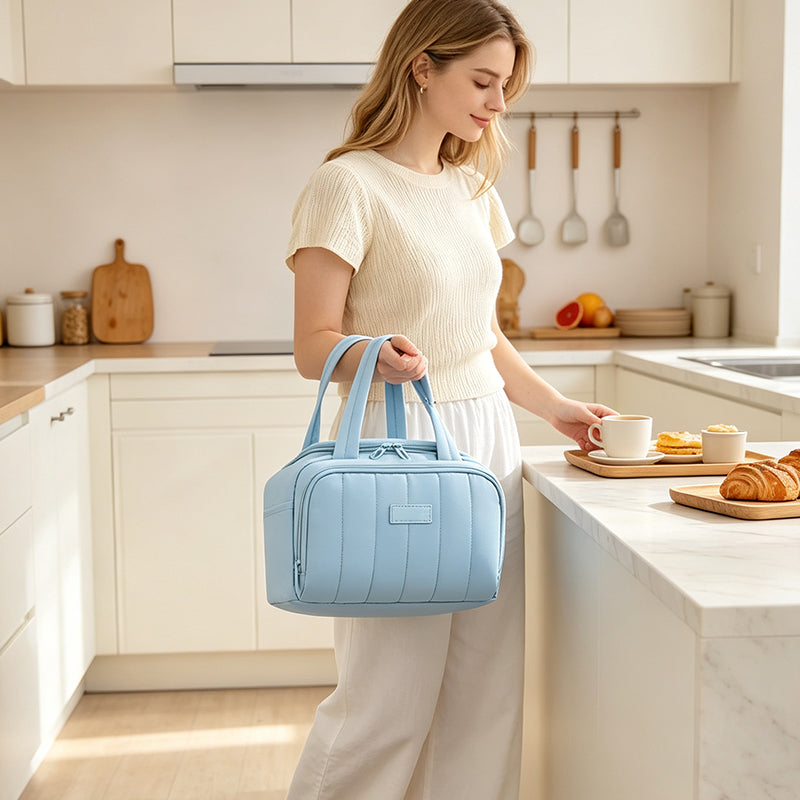 🥪 Isolierte Lunch-Tasche mit Tragegriff – Thermotasche für Arbeit, Schule, Picknick und unterwegs