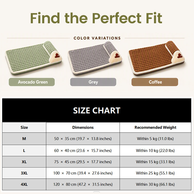 🛍️ 50 % Rabatt – Gepolsterte, waschbare Hundematte – weich, warm & vielseitig für Hunde & Katzen – ideal für alle Jahreszeiten 🐾